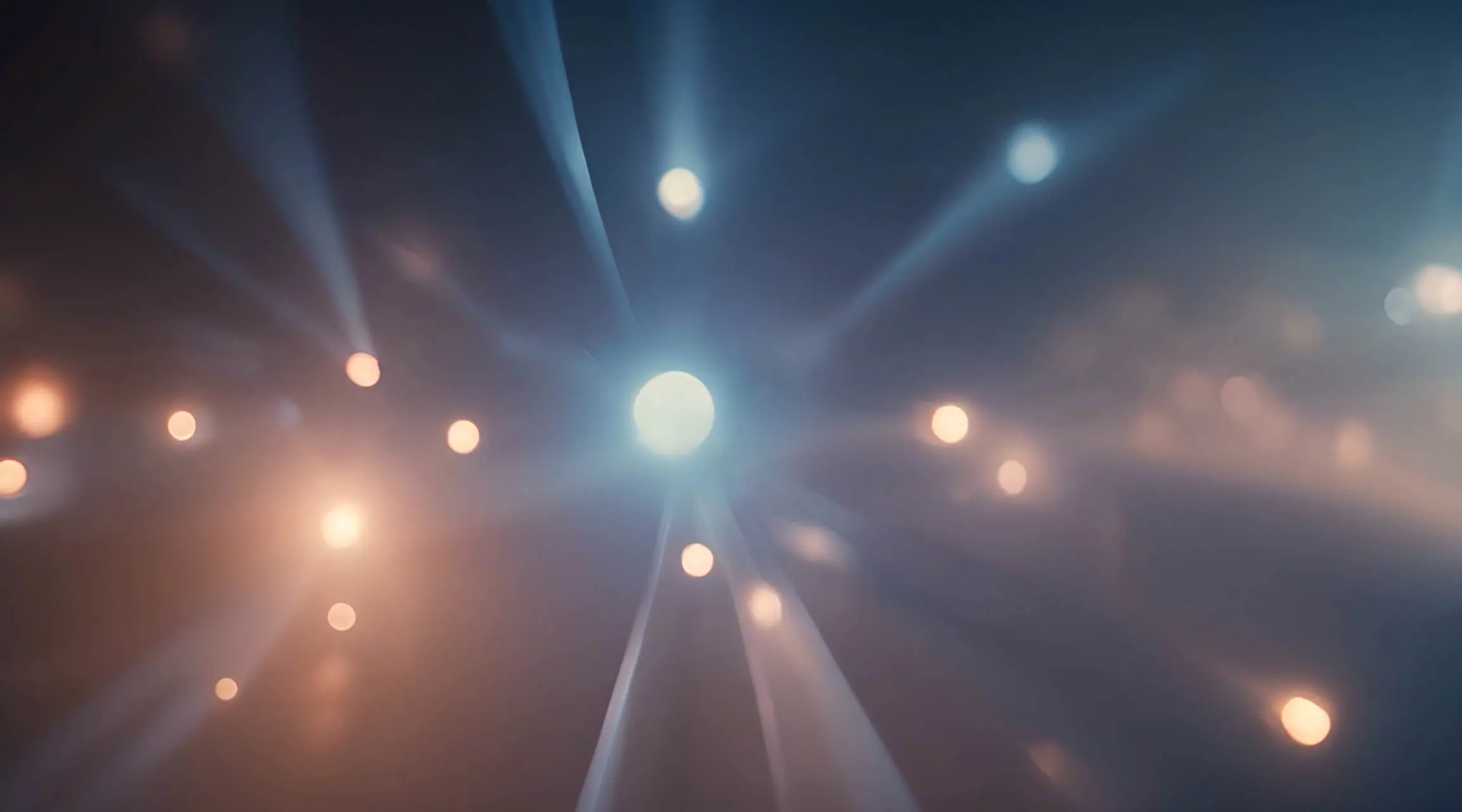 Radiant Light Rays Abstract Lens Flare Stock Video